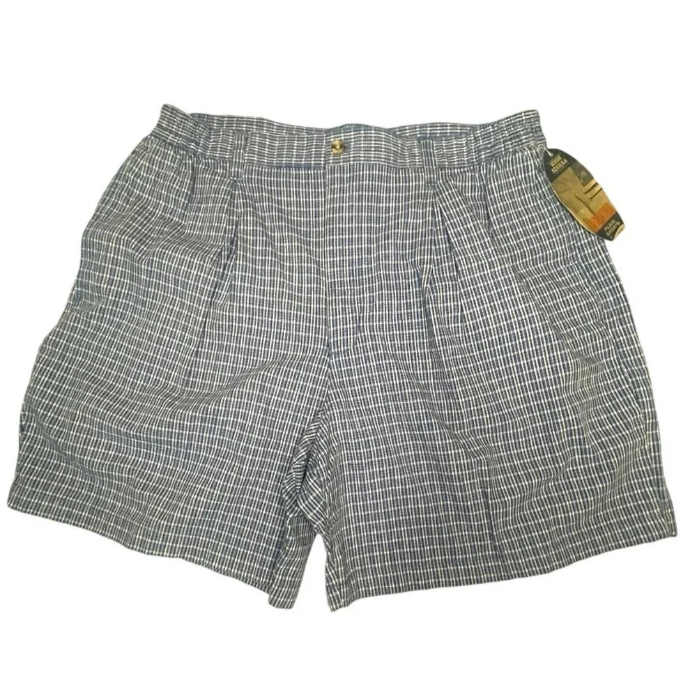 High Sierra Men’s Plaid Walking Shorts, Size 38, New with Tags – Comfortable